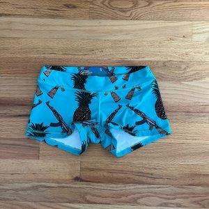 Tango Charlie Pineapples and AKs shorty shorts